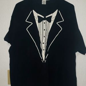 Tuxedo tee shirt